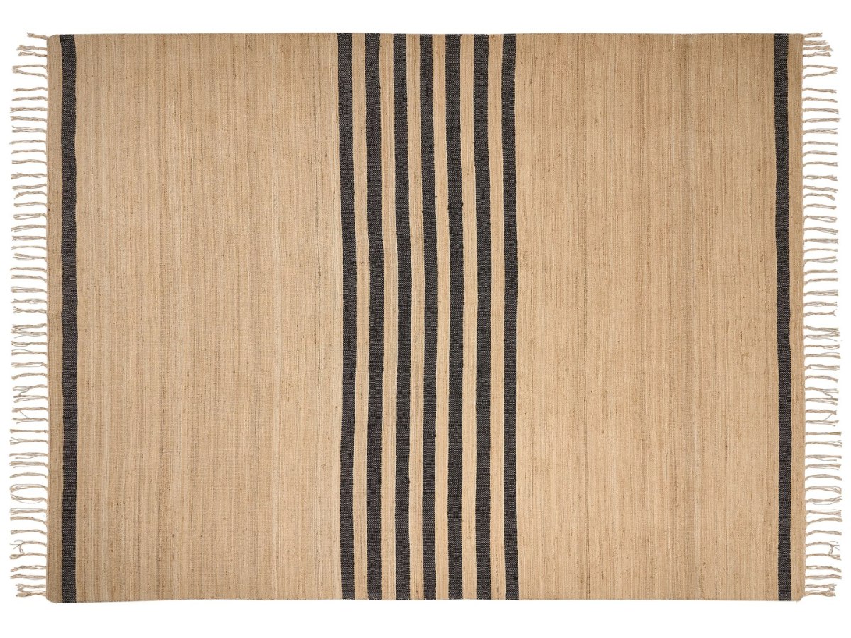 Dywan z juty 300 x 400 cm beżowy ERICEK