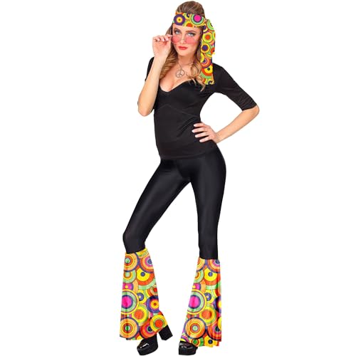 Widmann - Hippie Set 60s / 70s, opaska na głowę i rękawice, hippie, reggae, flower power