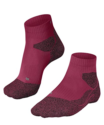 FALKE Kobiety Skarpety do biegania RU Trail W SN Oddychający I Szybkoschnący przeciw pęcherzom 1 Para, Czerwony (Rose 8564), 41-42