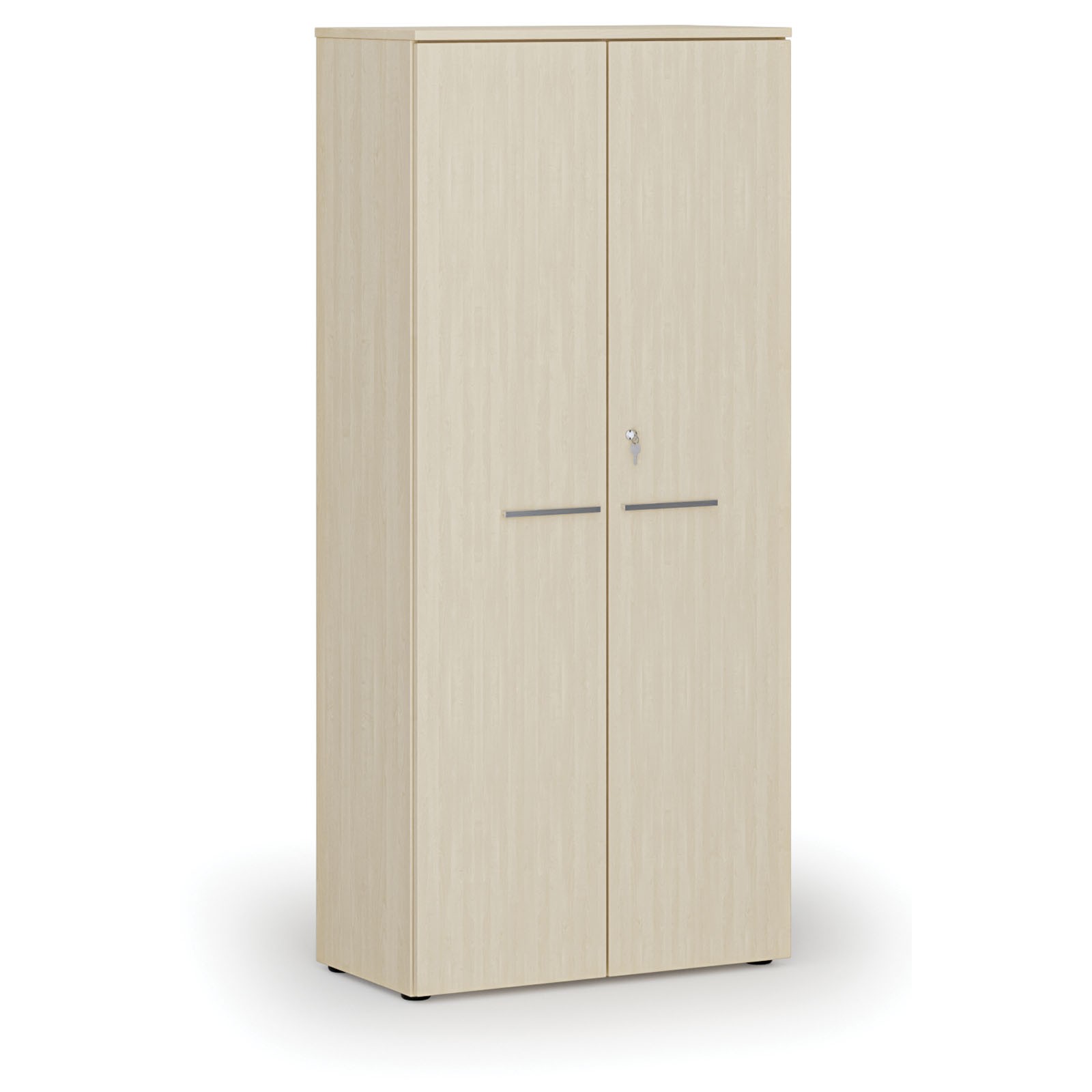 Szafa biurowa z drzwiami PRIMO WOOD, 1781 x 800 x 420 mm, brzoza