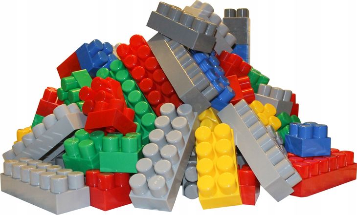 Duże klocki Hemar K3 konstrukcyjne 100 el luz 6k