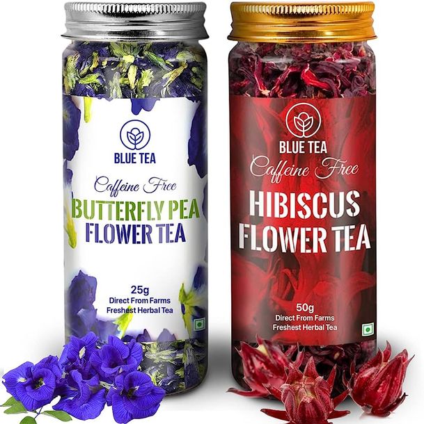﻿Zestaw herbat klitoria ternateńska i hibiskusa 75g