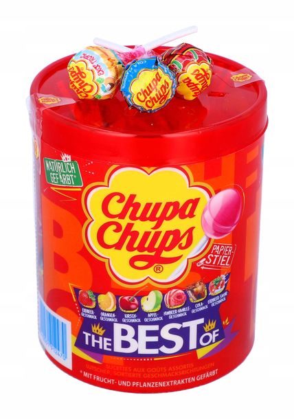 ﻿Lizaki Chupa Chups MIX Smaków Owocowych Słój 50szt