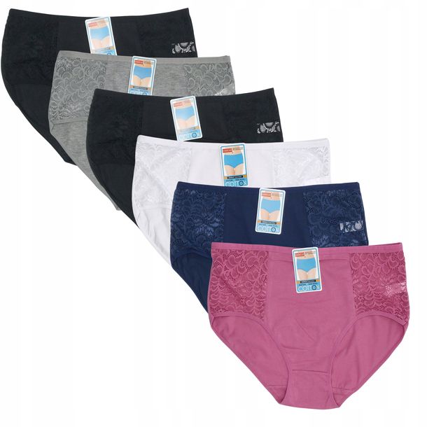 6X Majtki figi damskie 4XL plus size Forlady