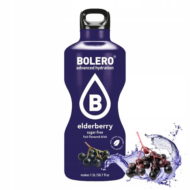 BOLERO Bolero Napój koncentrat 1 kcal Jagody Bzu 9g
