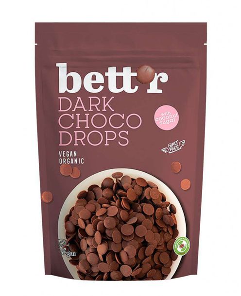 Bettr Dropsy czekoladowe z ciemnej czekolady 200 g