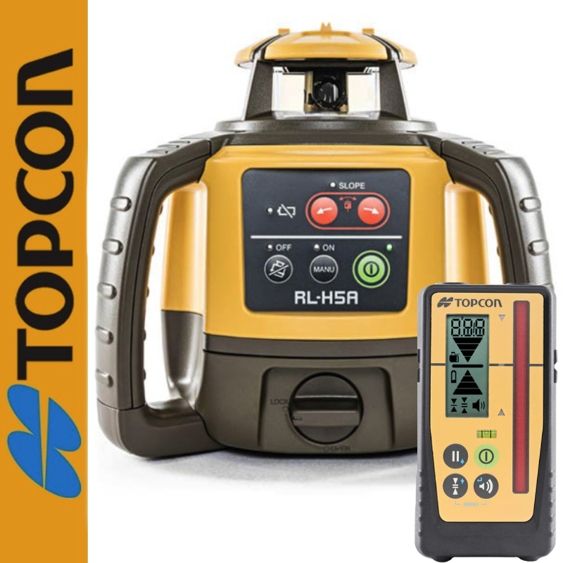 Niwelator laserowy RL-H5A Topcon + Detektor milimetrowy LS-100D Topcon