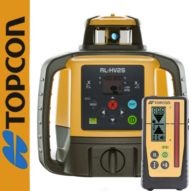 Niwelator laserowy RL-HV2S + Detektor milimetrowy LS-100D Topcon