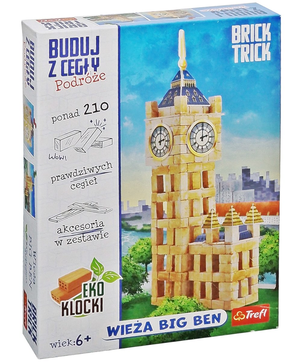 Buduj z Cegły Podróże Wieża Big Ben Brick Trick  210 elementów