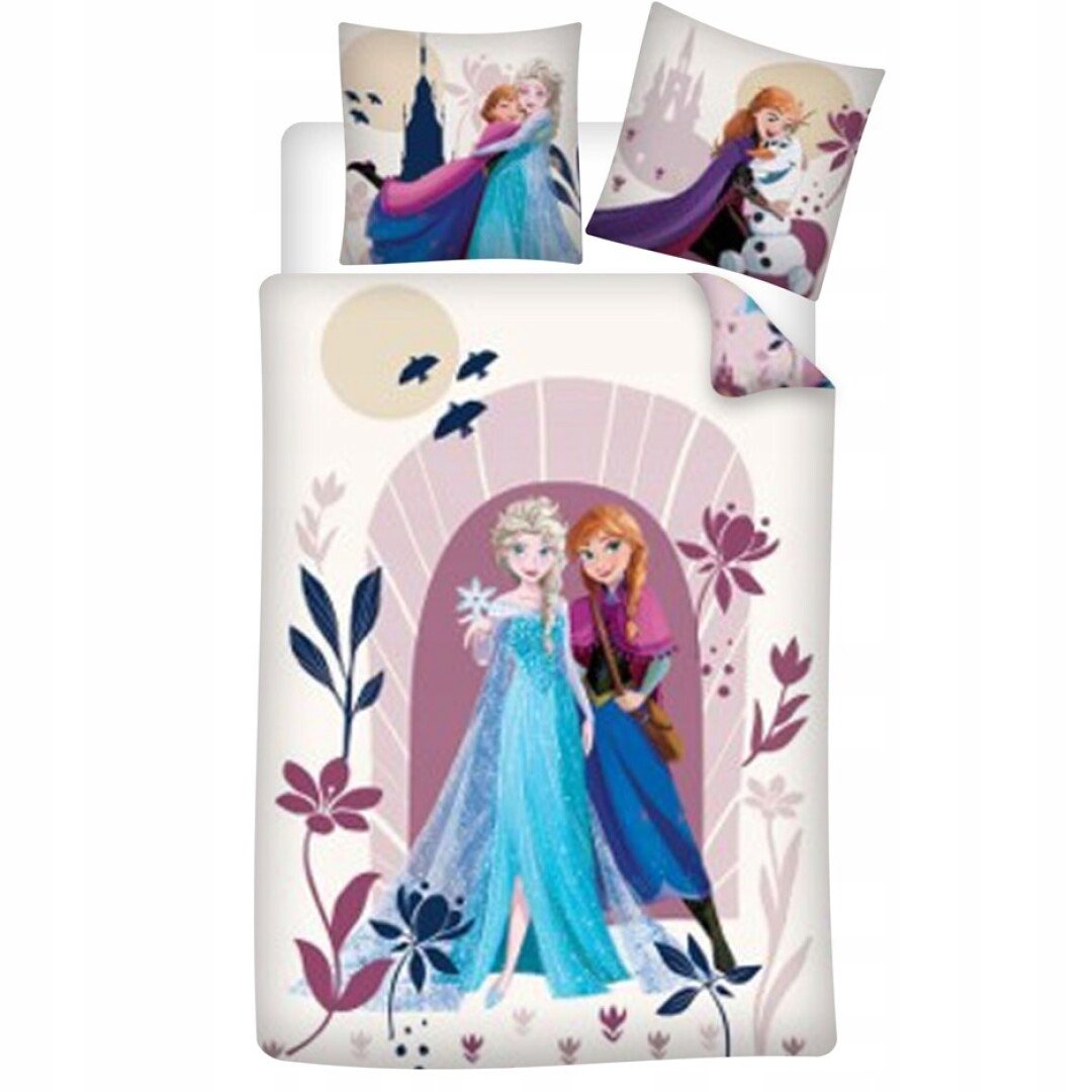 KRAINA LODU FROZEN KOMPLET POŚCIELI NA PREZENT ŚWIĘTA POLYCOTTON 140X200