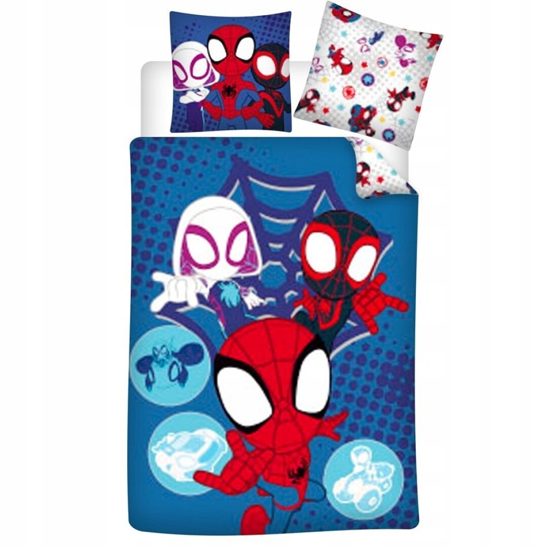 SPIDERMAN SPIDEY MARVEL KOMPLET POŚCIELI NA PREZENT POLYCOTTON 140X200