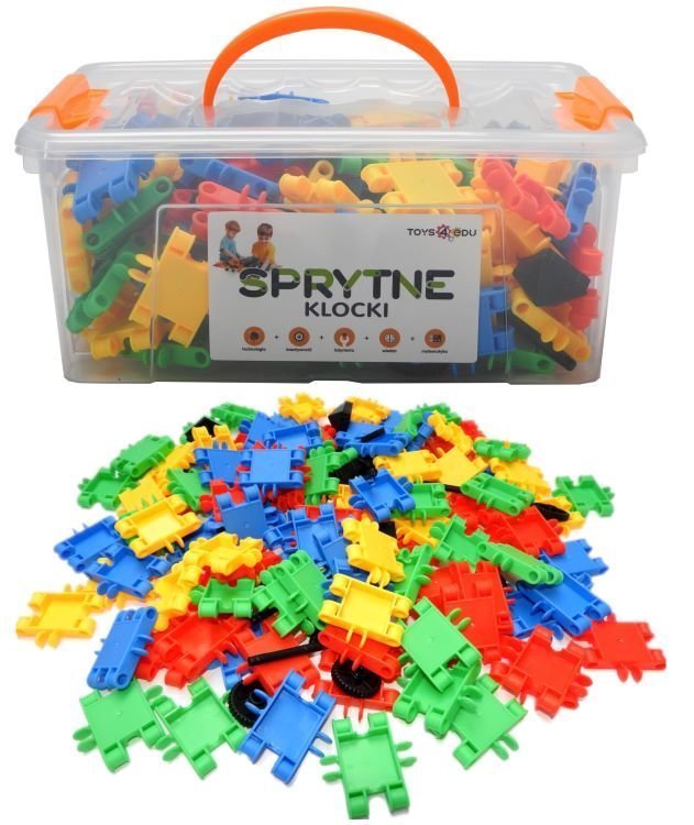 Sprytne Klocki. Przestrzenne Klocki Konstrukcyjne 160 Elementów Toys4Edu