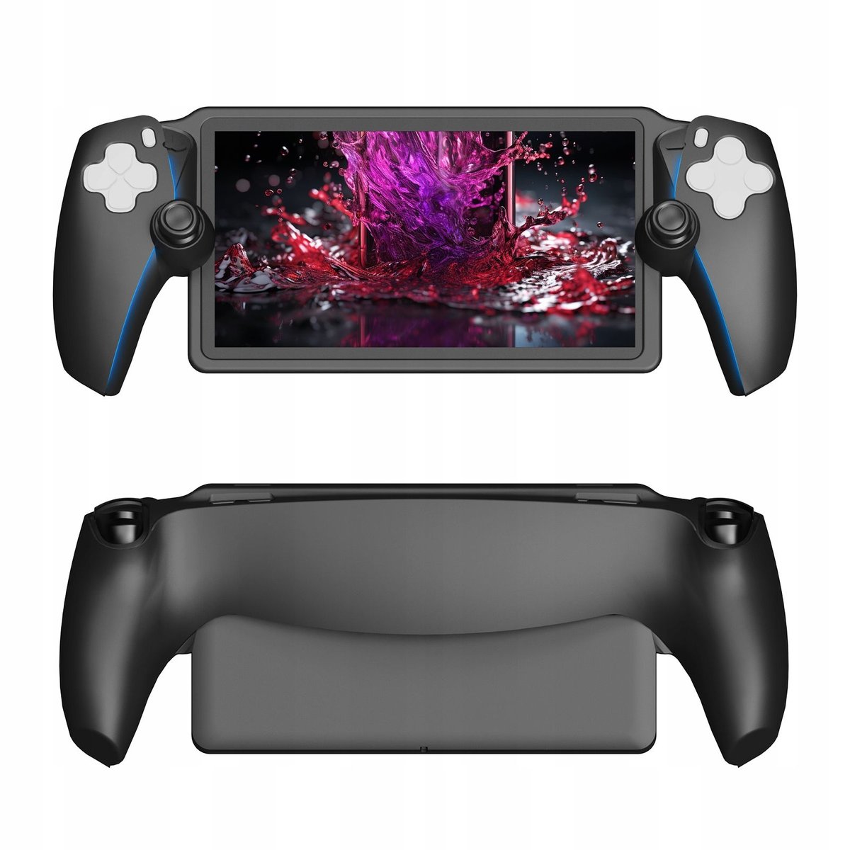 OsĹ‚ona Silikonowa Etui Case FuteraĹ‚ Grip Uchwyt Do Konsoli Sony Playstation Portal / Ps Portal / P-s Portal / Czarny / P5183