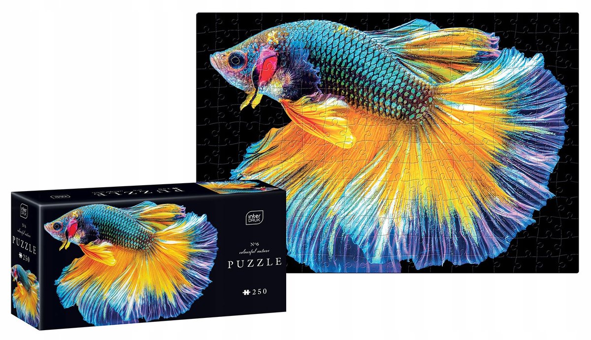 Puzzle Colourf Nat Fish Interdruk, 250 el.