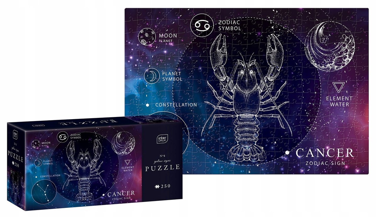 Puzzle 250 Zodiak Signs 4 Canc Interdruk