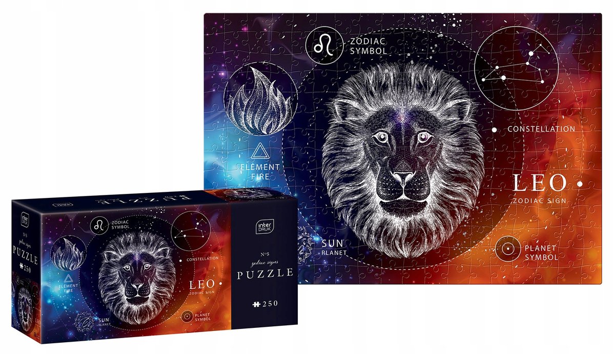 Puzzle 250 Zodiak Signs 5 Leo Interdruk