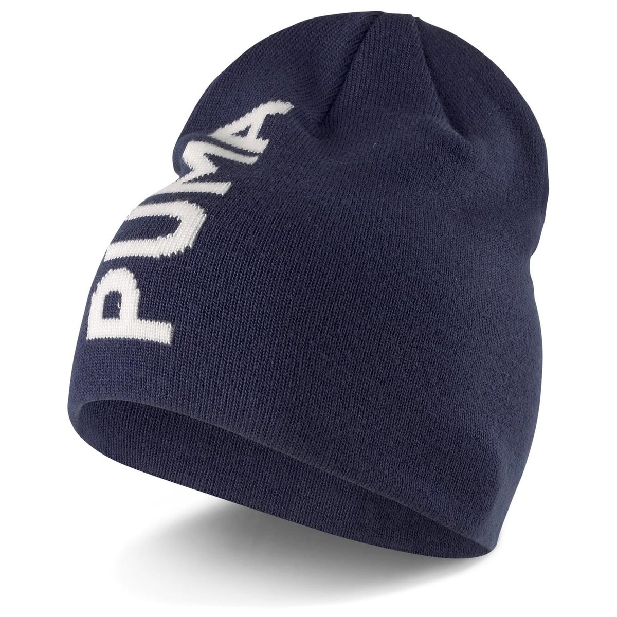 Czapka zimowa unisex Puma ESSENTIALS CLASSIC CUFFLESS granatowa 02343302-Dorośli