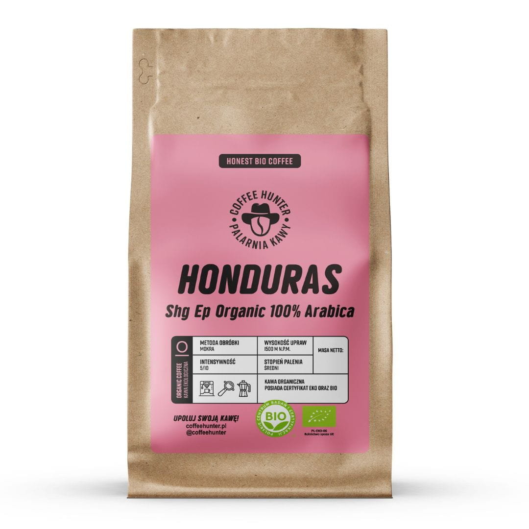 Kawa Organiczna Honduras SHG EP KAWA ZIARNISTA - 500 g