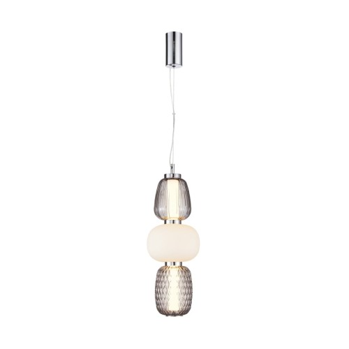 Eris lampa wisząca 1xLED/28W chrom PND-98374-28W-CH