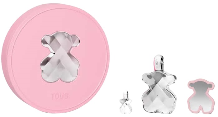 Zestaw prezentowy dla kobiet Tous Loveme The Silver Perfumy w sprayu 90 ml, 3 elementy (8436603330930)