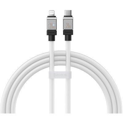Kabel szybko ładujący Baseus USB-C do Lightning CoolPlay Series 20W 2m (biały)