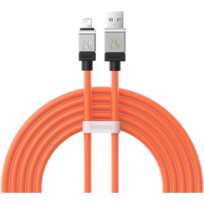 Kabel USB - Lightning BASEUS CoolPlay Series 2.4A 2 m Pomarańczowy