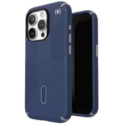 Speck Presidio2 Grip ClickLock & MagSafe - Etui iPhone 15 Pro (Coastal Blue / Dust Grey)