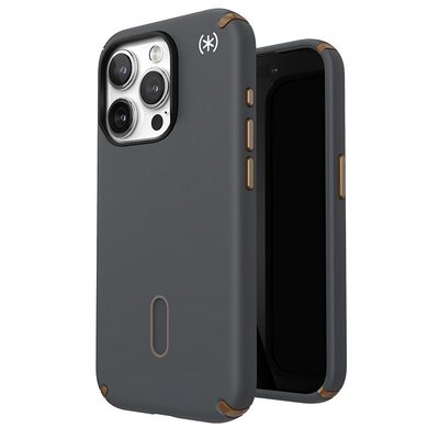Speck Presidio2 Pro ClickLock & MagSafe - Etui iPhone 15 Pro (Charcoal Grey / Cool Bronze)