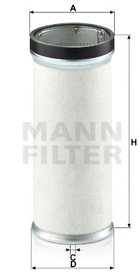 MANN Filtr powietrza MANN-FILTER CF821 CF821