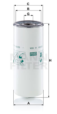 Filtr paliwa MANN-FILTER WDK11102/23 WDK1110223