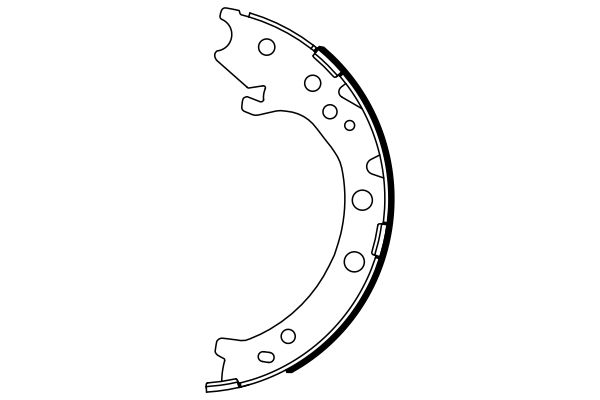 Bosch SZCZĘKI HAMULCOWE BOSCH 0986487967 43053T1GG00 HONDA CR-V IV 12-18 (RĘCZNY) 986487967