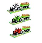 Traktor z przyczepą