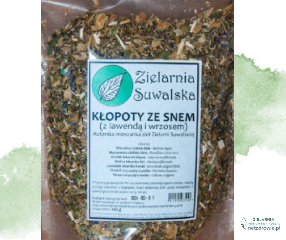 LAWENDOWY SEN ( poprzednio: KŁOPOTY ZE SNEM z lawendą i wrzosem) mieszanka ziołowa 200g