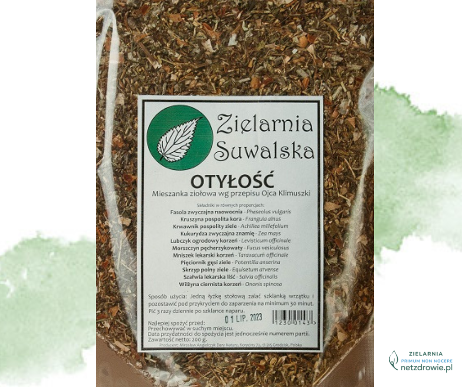 OTYŁOZIEL (poprzednio: OTYŁOŚĆ) mieszanka ziołowa 500g Zielarnia Suwalska