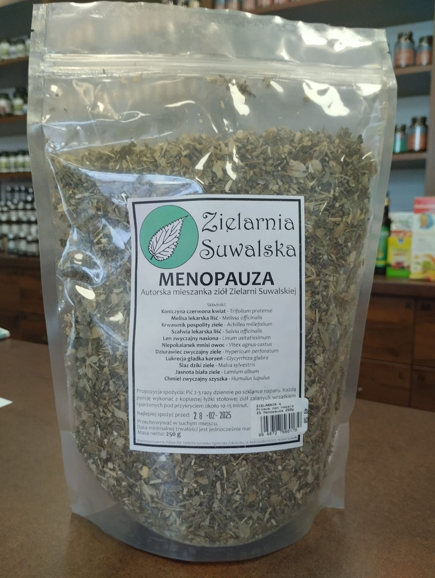 MENOPAUZA Zielarnia Suwalska 250g