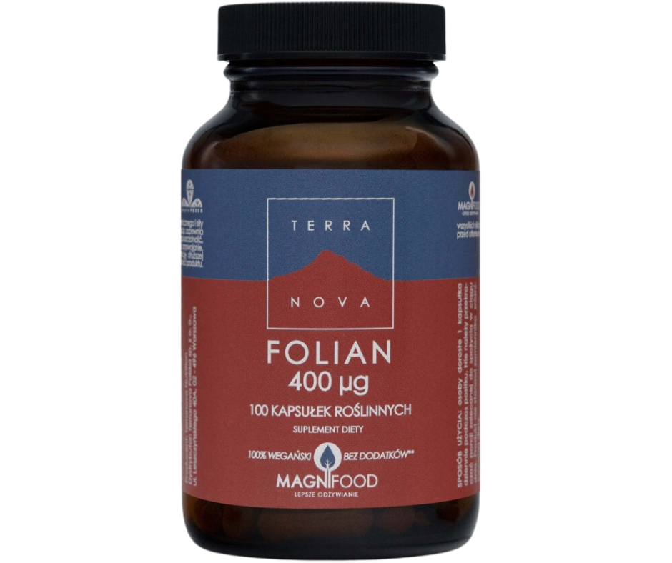 FOLIAN 400 mg 100 kapsułek TERRANOVA