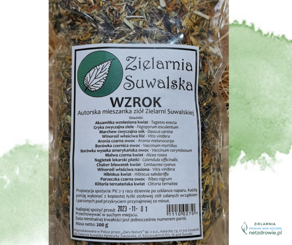 WZROK mieszanka ziołowa 200g Zielarnia Suwalska