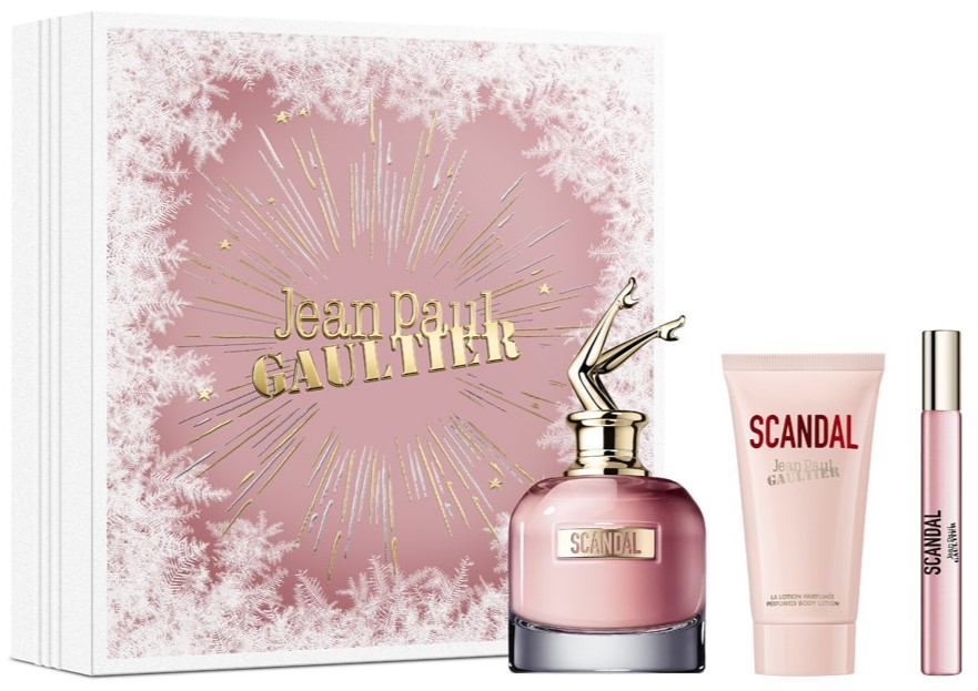 Zestaw Jean Paul Gaultier Scandal Woda perfumowana 80 ml + Balsam do ciała 75 ml + Woda perfumowana 10 ml (8435415085168)