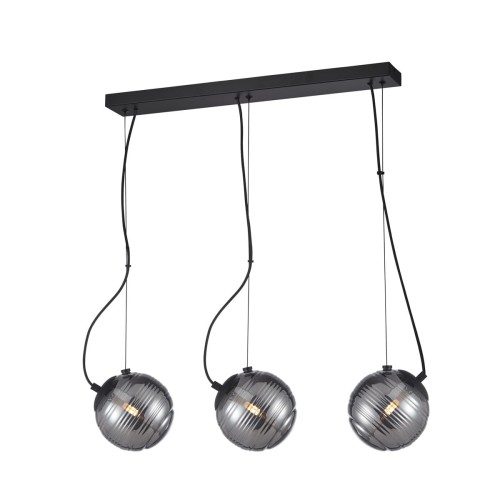 Perona lampa wisząca 3xG9 czarna PND-92389-3L-BK