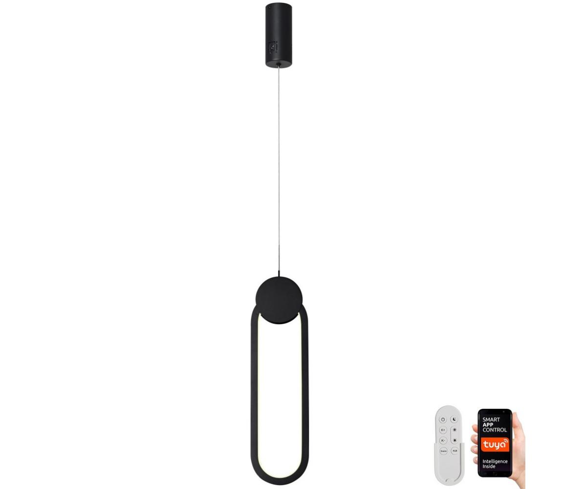 Immax NEO 07232L - LED Żyrandol ściemnialny na lince LITE OVALE LED/22W/230V + +pilot