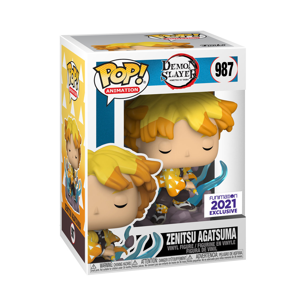 funko pop! animation demon slayer zenitsu agatsuma exclusive (987)