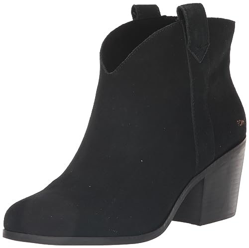 TOMS Damskie botki Constance, Czarny Czarny Zamsz, 35.5 EU