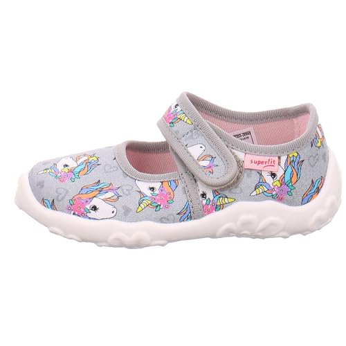 Superfit Dziewczęce Bonny kapcie, Szary 2050, 38 EU Weit