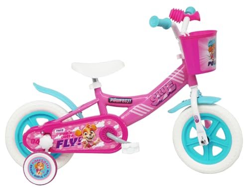 Paw Patrol Rower dziecięcy - Dziewczyna, Różowy, Zielony, 10 Pollici