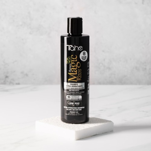 Tahe Mafic Rizos, szampon ultra nawilżający do pielęgnacji włosów kręconych częste mycie, 300ml