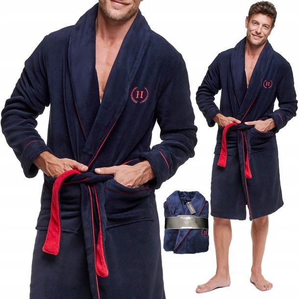 SZLAFROK męski ciepły długi HENDERSON GOT 36375-59 - XL