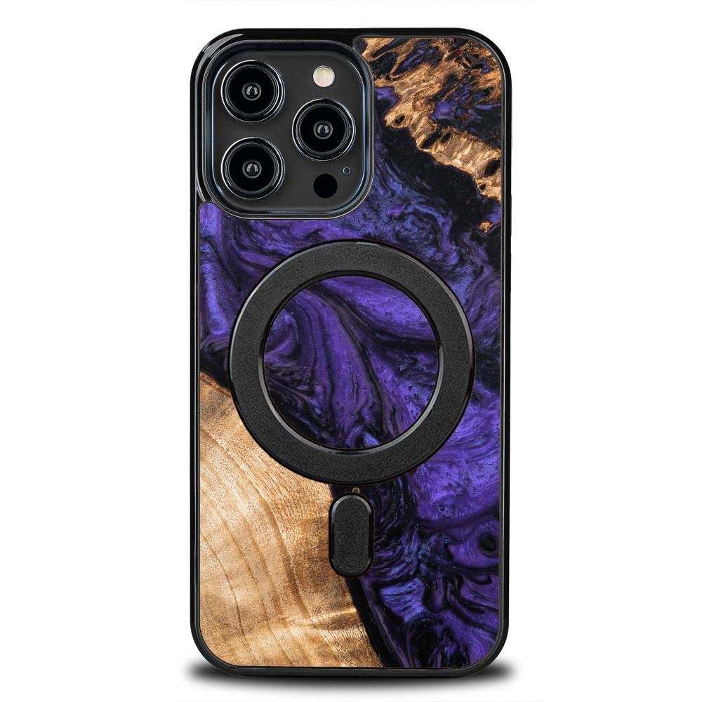 Etui z drewna i żywicy do iPhone 15 Pro Max plecki case cover pokrowiec Bewood