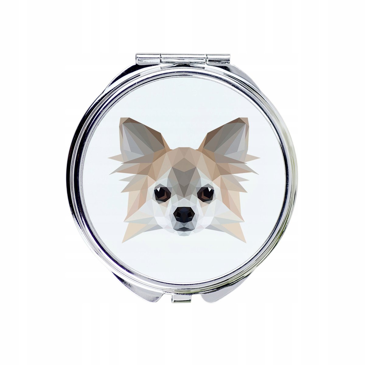 Chihuahua Lusterko kieszonkowe Pies geometryczny