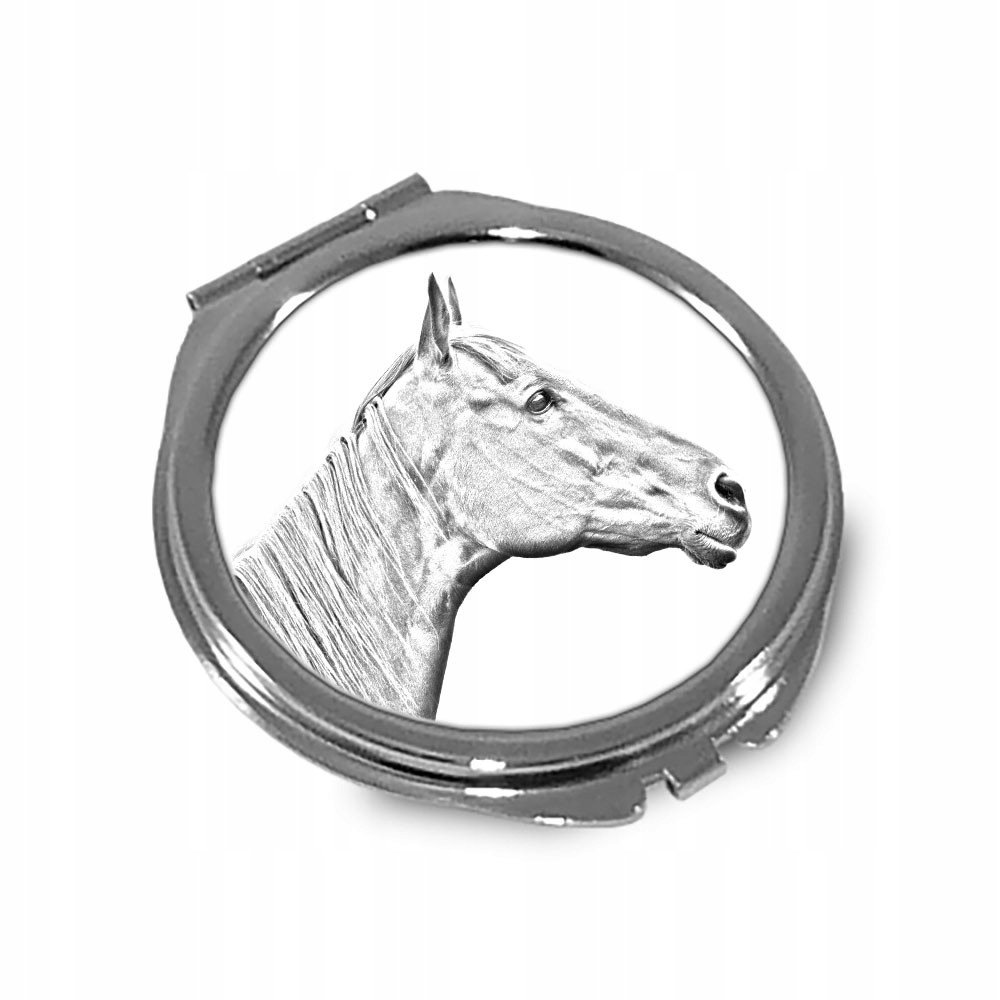 Koń Retired Race Horse Lusterko kieszonkowe