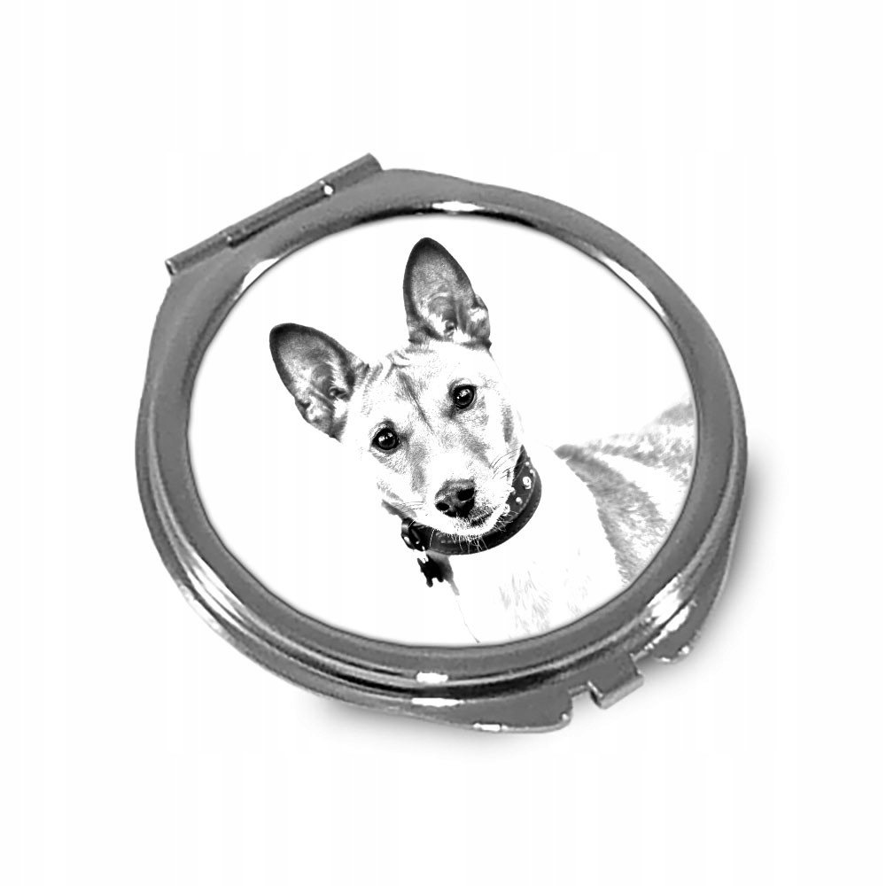 Basenji Lusterko kieszonkowe składane do torebki